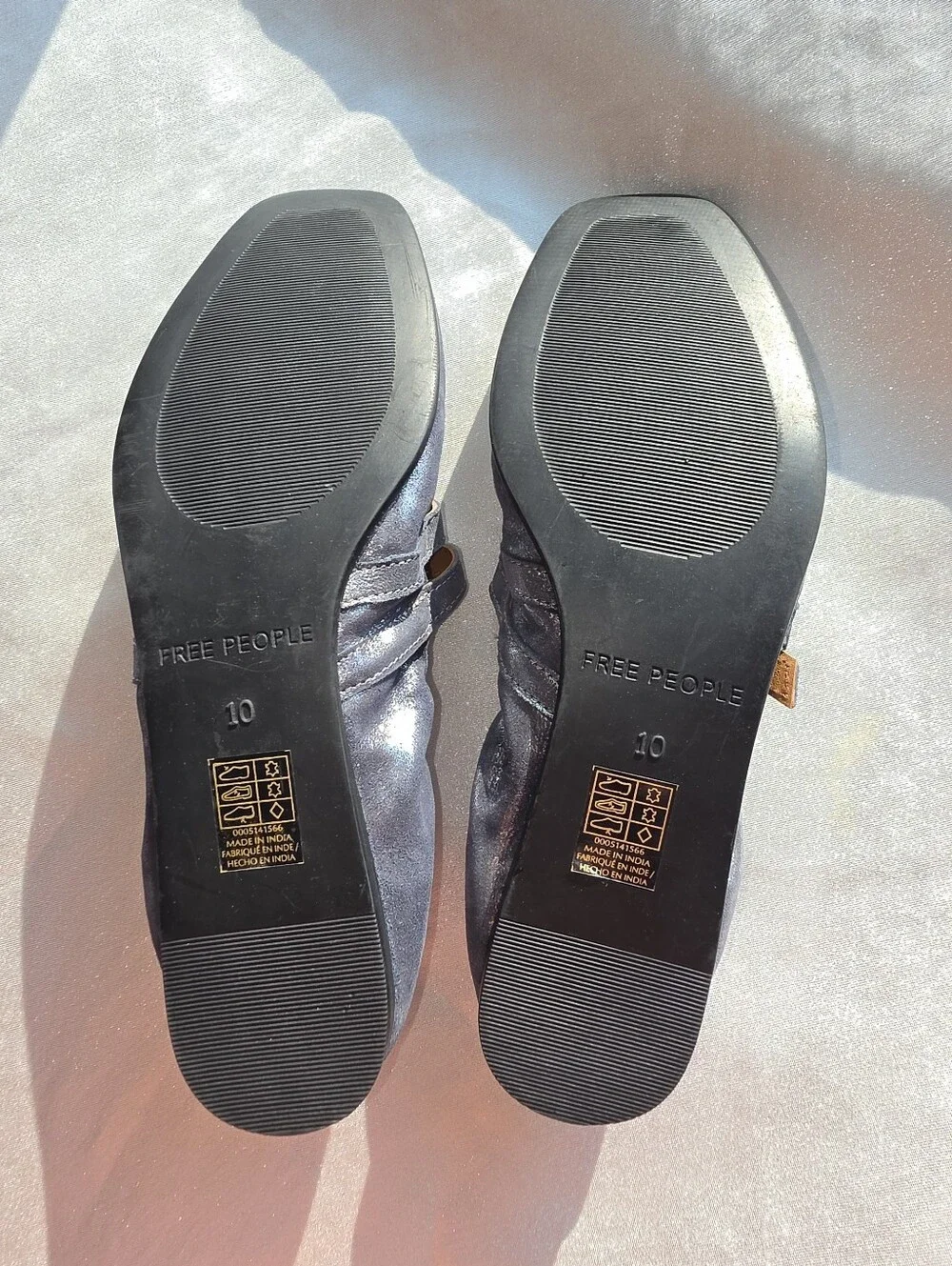 Free People Gemini Ballet Flats Sz 10